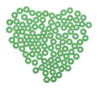 Gadpiparty Anneaux de Castration en Caoutchouc Élastique 180 Pcs, Cercles Verts Standards pour Coupe Queue et Castration Porcs, Moutons, Bovins, Outil D’élevage sans Douleur, Accessoire