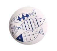 Gadpiparty Assiette en Porcelaine Peinte à Main, Céramique, 8 Pouces | Finition Émaillée Brillante, Style Artistique, pour Table, Repas Quotidiens, Décoration Cuisine, Pièce Jolie