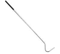 Gadpiparty Attrape-Serpent Télescopique Acier Inoxydable Portable Crochet Rétractable pour Manipulation Sécurisée des Reptiles