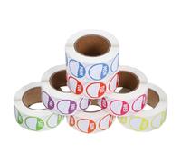 Gadpiparty Autocollants Jours Semaine 7 Rouleaux Couleurs Variées Adhésifs Résistants pour Organisation la Cuisine Bureau Quotidien