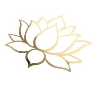 Gadpiparty Autocollants Muraux Miroir De Lotus En Acrylique 3D Bouddha Hindou Lotus Mandala Art Tribal Autocollants Muraux Amovibles Pour Décoration De Salon Et De Chambre À Coucher