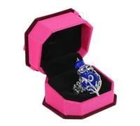 Gadpiparty Bague Aromatique Réglable Bleu Électroplaqué En Alliage, Anneau Pour Bouteille D’huile Essentielle, Décoration De Doigt Pour Fête Et Usage Quotidien, Taille Unique