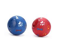 Gadpiparty Balle Distributrice de Nourriture pour Chien Interactif Entraînement Balle Fuite Alimentaire Bleue Petite Stimulation Mentale