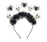 Gadpiparty Bandeau Unique pour Cheveux Éléments D'halloween en Feutre et Satin, Accessoire de Costume Élégant et Effrayant pour Fête et Photographie