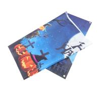 Gadpiparty Bannière Décorative Halloween Photo Booth avec Motif Citrouille Et Lune Idéale pour Fête Halloween