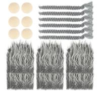 Gadpiparty Barbe de GNOME Prédécoupée pour Poupée en Bois et Polyester, Accessoire DIY pour Décoration Délicate, Chaude et Confortable, Adaptée aux Cheveux et Peluches de GNOME