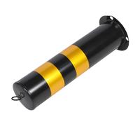 Gadpiparty Barrière de Sécurité Allée Acier Inoxydable avec Film Réfléchissant Poteau de Délimitation Robuste pour Stationnement et Gestion Du Trafic Protection Renforcée les Collisions