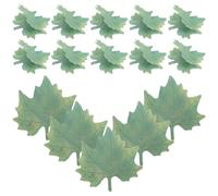 Gadpiparty Bloc-notes Autocollant Feuille D'érable Verte, Papier, Format Pratique, Lot de 30 Blocs, Repositionnable sans Trace, Mémo Adhésif pour Bureau, École et Décoration Murale