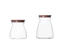 Gadpiparty Bocal Pratique de Fruits Secs Couvercle Hermétique en Verre 700ml pour Conservation Alimentaire et Maintien Fraîcheur, pour Rangement Cuisine