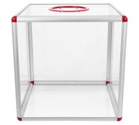 Gadpiparty Boîte à Pourboires en Acrylique Transparente avec Serrure, Urne Polyvalente pour Mariages et Fêtes d'anniversaire, Matériel Aluminium Robuste et Design Fonctionnel