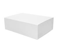 Gadpiparty Boîte Coffret à Clapet Pliable Papier Blanche