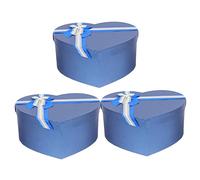 Gadpiparty Boîte De 3 Pièces forfait festival goodies noel jewelry box boîtes avec couvercles Mariage boîtes de noël pour les bacs à fleurs pour l'arrangement Papier