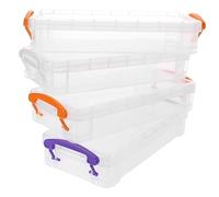 Gadpiparty Boîte De 4 Pièces Boîte De Rangement pour Trousse à Crayons Étui à Crayons Capacité Étui De Rangement pour Stylo Porte-Organisation du Stylo Cas PP Couleur
