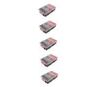 Gadpiparty Boîte De 5 Pièces Boîte à Outils Grand Rangement pour Jouets Organisateur De Tiroir Bibelot Clé USB Rangement De Peluches Bac De Rangement Conteneur De Stockage Plastique