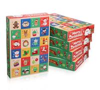 Gadpiparty Boîte De Compte À Rebours De Noël 10 Pièces Boîte De Calendrier À 24 Grilles Pour Jour