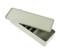 Gadpiparty Boîte de Rangement Câbles Plastique avec Compartiments et Couvercle Organisateur de Fils pour Bureau et Maison Grand Volume pour Chargeurs et Gestion Ordonnée des Câbles