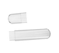 Gadpiparty Boîte de Rangement pour Pincettes Compacte Plastique Étui de Voyage Multifonction pour Pinces à Épiler Support pour Outils de Cils et Clips Tube Long Portable et Facile à Nettoyer