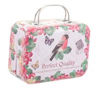 Gadpiparty Boîte D'emballage Pour Faux Cils, Étui à Cils Rétro Valise Mini Vintage, Couleur Marron, Portable, Petit Format, Adapté Voyage, Usage Quotidien, Présent Fête, Rangement Cosmétique Pratique