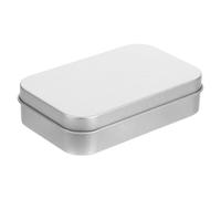 Gadpiparty Boîte Rectangulaire avec Couvercle Boîte de Rangement pour Bonbons Conteneur Portable pour Offrir Lors de Fêtes Petite Argentée