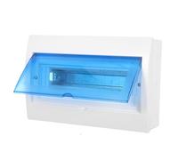 Gadpiparty Boîtier de Distribution Électrique Étanche 12 Circuits en Plastique Résistant aux Intempéries pour Jardin et Extérieur Boîte de Disjoncteur avec Couvercle Protecteur Armoire de