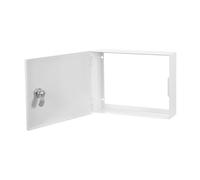 Gadpiparty Boîtier de Verrouillage du Panneau D'alarme en Fer Blanc 210x160x60 Mm, Boîte de Protection Murale Verrouillable, Cache de Sécurité pour Interrupteur, Coffret de Commande