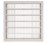 Gadpiparty Bonde Principale Carrée 9 Pouces pour Piscine Extérieure Blanche Surface Lisse pour Robots Nettoyeurs et Évacuation de l'eau