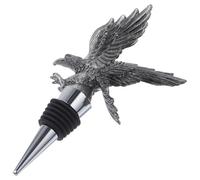 Gadpiparty Bouchon Métallique pour Bouteille de Vin d'Aigle Argenté Antique, Réutilisable, pour Sceller et Conserver le Vin ou Lors de Repas Entre Amis