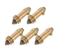 Gadpiparty Bouchon Réactif Vidange Cuivre en 5pcs Mécanisme Noyau de Rebond Filetage M16x1.5 pour Évier Salle de Bain Cuisine, Usage Domestique et Espaces Publics