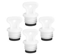 Gadpiparty Bouchons à Vis Diamètre 21mm pour Bouillotte Lot de 4 en Caoutchouc Pp, Couvercle Étanche et Isolant pour Voyage ou Bureau