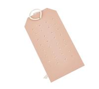 Gadpiparty Boucles d'oreilles et porte-cartes double face en cuir PU avec design résistant aux éclaboussures et stable, organisateur d'accessoires compact pour les voyages et les magasins