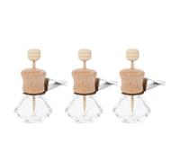 Gadpiparty Bouteille Décorative D'évent en Verre Rotative 3pcs pour Diffuseur D'huile Essentielle, Soulage la Fatigue, pour Voiture et Tables de Toilette, Sandales Femme