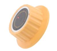 Gadpiparty Bouton de Minuterie Mécanique pour Cuisinière, Accessoire de Rechange en Plastique Robuste Couleur Or, Bouton de Commande Simple pour Minuterie de Four, Compatible Friteuse à Air,