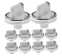 Gadpiparty Bouton Rotatif De Commande Pour Chauffe-eau à Gaz Plastique Résistant Haute Température Grand Format 10 Pièces Sécurisés Pour Cuisson Et Réglage Hiver-été