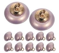 Gadpiparty Boutons Champignon Bombés 10 MM Violet 20 Pièces avec Tige Métallique Boutons Demi-Dôme Décoratifs en Résine pour Couture Loisirs Créatifs Robes de Mariée et Vêtements Vintage