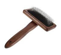 Gadpiparty Brosse à Carder Laine en Bois Moyen Outil de Feutrage à L’Aiguille Dents Fines Accessoire pour Projets de Feutrage et Broderie Brosse Ergonomique Couleur Bois de Santal pour