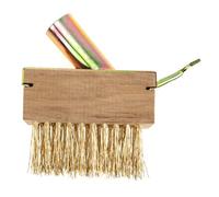 Gadpiparty Brosse à Fil Métallique pour Désherbage avec Grattoir Brosse de Nettoyage pour Joints de Pavés Adaptée Aux Allées et Sols Extérieurs Outil de Jardinage Robuste