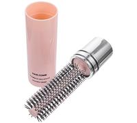 Gadpiparty Brosse Ronde Pliable 6,1 Pouces pour Discipliner les Boucles, Massage du Cuir Chevelu, Brosse Antistatique Portable pour Cheveux Secs et Mouillés