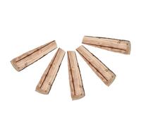 Gadpiparty Bûches Décoratives de 22 Cm Écorce Lot de 5 en Bois Naturel Résistantes aux Intempéries Bûches de Bois Décoratives Rustiques pour Décoration de Cheminée et Foyers Extérieurs