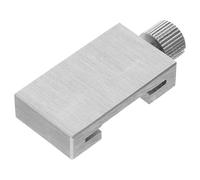 Gadpiparty Butée de Positionnement Coulissante pour Règle 26 Mm en Acier Inoxydable 304, Bloc Limiteur de Menuiserie Précis, Outil de Traçage pour Artisans et Travaux de Mesure
