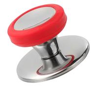 Gadpiparty Cache-bouton pour Éviter les Accidents de Potentiomètre en Silicone et Métal Accessoire de Cuisine Antidérapant et Solide pour Couvercles de Casseroles