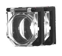 Gadpiparty Cache-bouton Rond 22mm Dos Autocollant Pc, Protection Anti-poussière pour Interrupteurs D'alimentation, pour Environnements Industriels, Lot de 2 Pièces