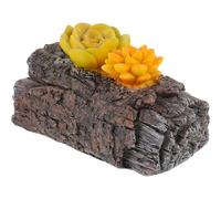 Gadpiparty Cache-clés Dissimulée pour Extérieur en Résine de Souche d'arbre Réaliste, Boîte de Rangement Sécurisée pour Clés, pour Jardin et Protection Vie Privée