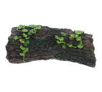 Gadpiparty Cachette D'aquarium Tronc d'arbre en Résine, Décor Créatif | Terrarium de Reptiles et Aquarium, Abri Discret, Nettoyage Facile, Forme Unique, Usage Décoratif