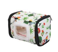 Gadpiparty Cage à Oiseaux avec Couchage Douillet - Nid pour perruches - Hamac Suspendu Chaud en Coton avec chaîne, Refuge idéal pour perroquets, calopsittes, perruches ondulées, Conures et