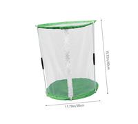 Gadpiparty Cage d'observation Insectes Transparente avec Fermeture éclair Habitat Respirant pour lépidoptères et chenilles Cage cylindrique Portable pour Suivi de Transformation