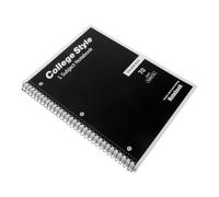 Gadpiparty Cahier à Spirale A4 Noir en Papier pour Prise de Notes par | 70 Feuilles, Organisation Polyvalente, Protection Solide, Usage Bureau et Salle de Classe
