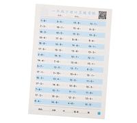 Gadpiparty Cahier Exercices De Mathématiques sur Papier pour Garçon Fille Âge Préscolaire Exercices Addition Soustraction