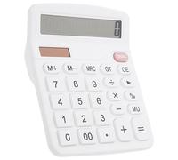 Gadpiparty Calculatrice Solaire Professionnelle Portable 10 Chiffres Outil de Calcul pour Étudiants et Bureau Matériau Solide et Pratique