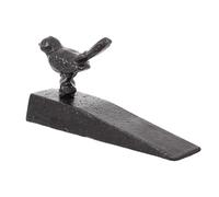 Gadpiparty Cale de Porte en Fer Marron Style Vintage Oiseau Bloqueur de Porte Robuste Qui Maintient Ouverte Circulation D'air Tâches Ménagères