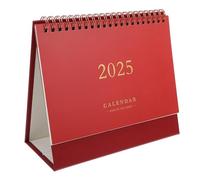 Gadpiparty Calendrier de Bureau à Spirale avec Reliure Métallique Calendrier Décoratif et Pratique Auto Mise à Jour Moyen Format
